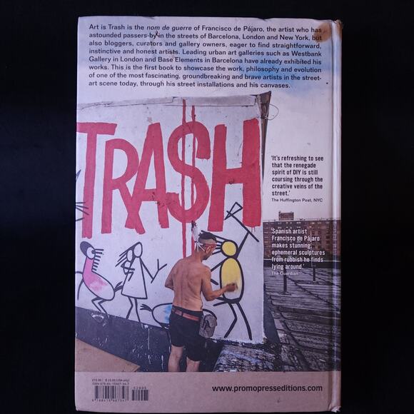 Art is Trash By Francisco De Pajaro and Tommy Blaquiere Hardcover English Book - Picture 3 of 8